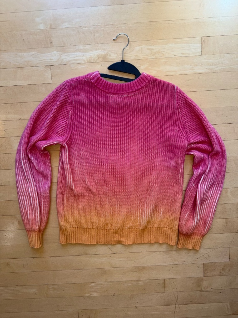ECRU spray dye sweater, M,  Cb2619 - Picture 2 of 2
